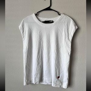 Gently worn Love Moschino white shirt